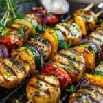 Gegrillte Gemüsespieße mit Kräuter-Marinade 2 Gegrillte Gemüsespieße mit Kräuter-Marinade