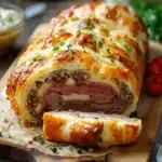 Hackfleisch-Käse-Rolle 2 Hackfleisch-Käse-Rolle