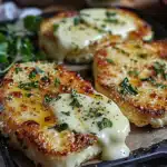 Gebackene Mozzarella-Blumenkohlsteaks 2 Gebackene Mozzarella-Blumenkohlsteaks