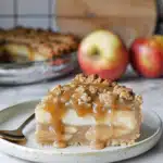 Apfel-Käsekuchen mit Karamell 2 Apfel-Käsekuchen mit Karamell