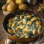 Cremige Spinat-Kartoffel-Pfanne – Veganes Wohlfühlessen