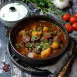 Kräftige Ungarische Gulaschsuppe mit Kartoffeln 2 Kräftige Ungarische Gulaschsuppe mit Kartoffeln