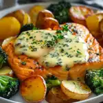 Zitronenbutterlachs mit knusprigen Kartoffeln und Brokkoli 2 Zitronenbutterlachs mit knusprigen Kartoffeln und Brokkoli