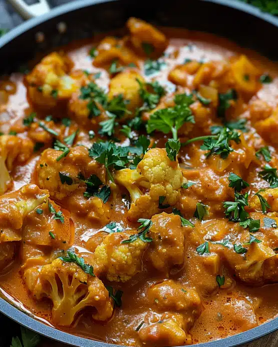 Blumenkohl Curry aus dem Backofen