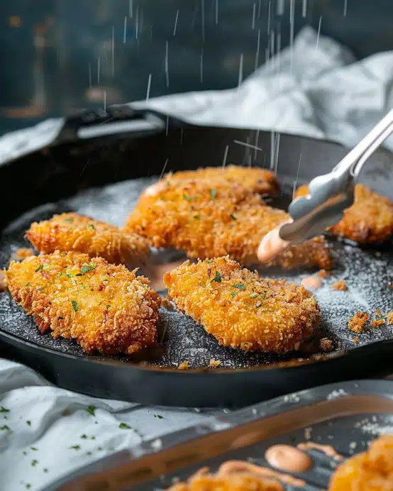Knusprige Hähnchen-Nuggets aus dem Backofen