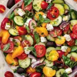 Veganer Griechischer Salat 2 Veganer Griechischer Salat