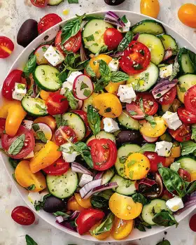 Veganer Griechischer Salat