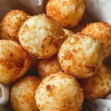 Air Fryer Cheesy Mashed Potato Balls