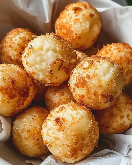 Air Fryer Cheesy Mashed Potato Balls