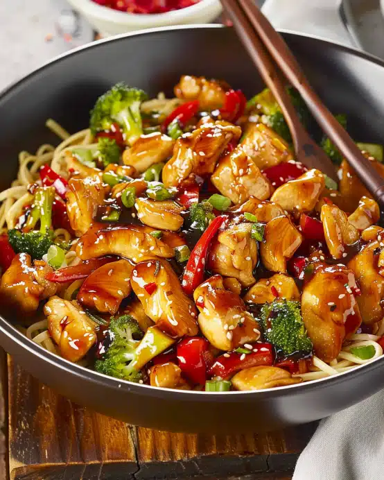 Teriyaki-Hähnchen-Pfanne