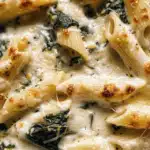 Frischkäse-Spinat-Hähnchen-Pasta: Cremig, herzhaft und einfach unwiderstehlich 2 Frischkäse-Spinat-Hähnchen-Pasta: Cremig, herzhaft und einfach unwiderstehlich