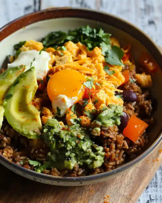 Süßkartoffel-Burrito-Bowl
