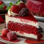 Red Velvet Strawberry Cheesecake 2 Red Velvet Strawberry Cheesecake