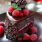 Chocolate Raspberry Truffle Cake 2 Chocolate Raspberry Truffle Cake