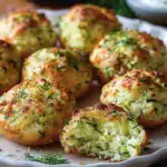 Knusprige Zucchini-Feta-Bällchen aus dem Ofen 2 Knusprige Zucchini-Feta-Bällchen aus dem Ofen