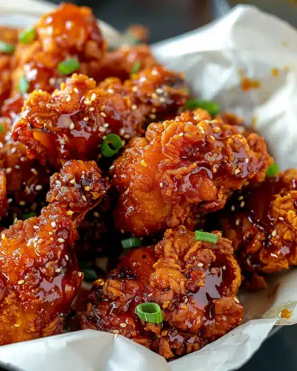 Süß-scharfes Koreanisches Frittierhähnchen