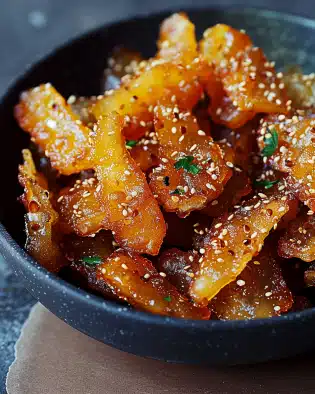 Knusprige Honig-Chili-Kartoffeln