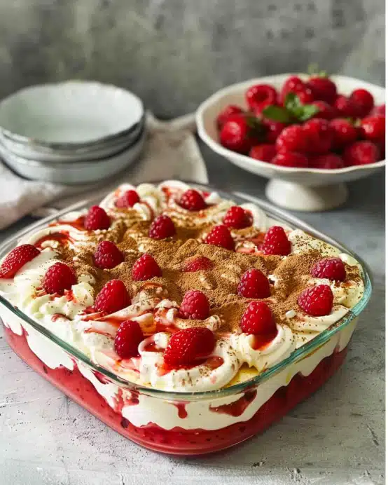 Erdbeer tiramisu