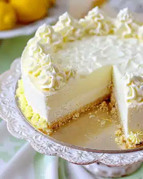 Der einfachste Zitronen-Käsekuchen (No-Bake)