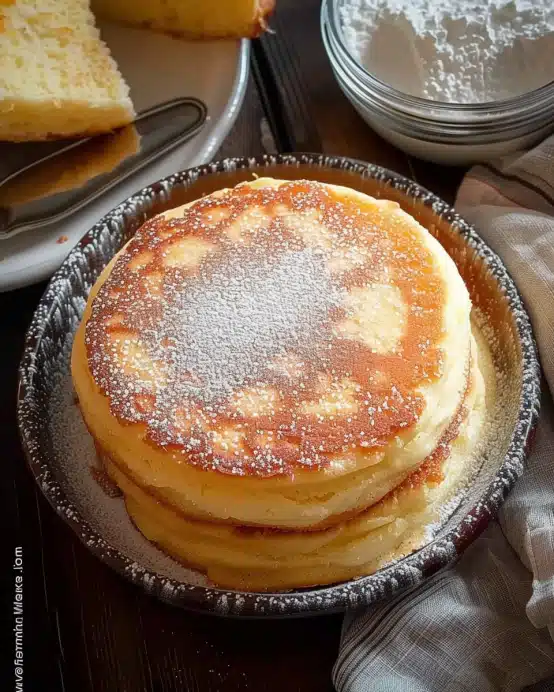 Pfannkuchen mit Naturjoghurt