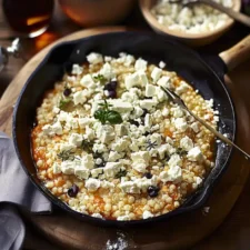 Auberginen-Reispfanne mit Feta – Mediterranes Wohlfühlessen