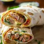 Hähnchen Ranch Wraps 2 Hähnchen Ranch Wraps
