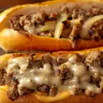 Hähnchen Cheesesteaks 2 Hähnchen Cheesesteaks
