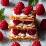 Raspberry Mille-Feuille Cookies