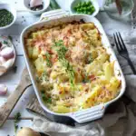 Spargelauflauf mit Schinken und Kartoffeln 2 Spargelauflauf mit Schinken und Kartoffeln