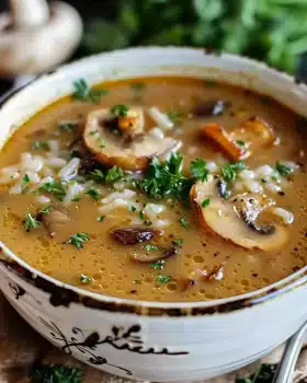 Ungarische Pilzsuppe