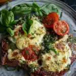 Überbackenes Mozzarella-Blumenkohl-Steak 2 Überbackenes Mozzarella-Blumenkohl-Steak