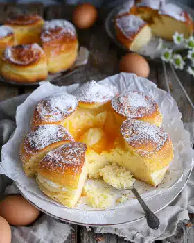 Spiegelei Puddingteilchen – Ostergebäck aus Hefeteig