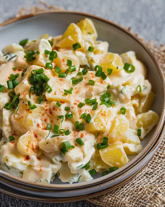 Kartoffelsalat mit Mayonnaise – Rezept meiner Mama