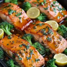 One Pan Honey Garlic Salmon – Einfaches Rezept
