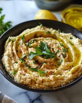 Zitronige Hummus-Pasta