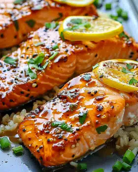Honey-Garlic Lachs