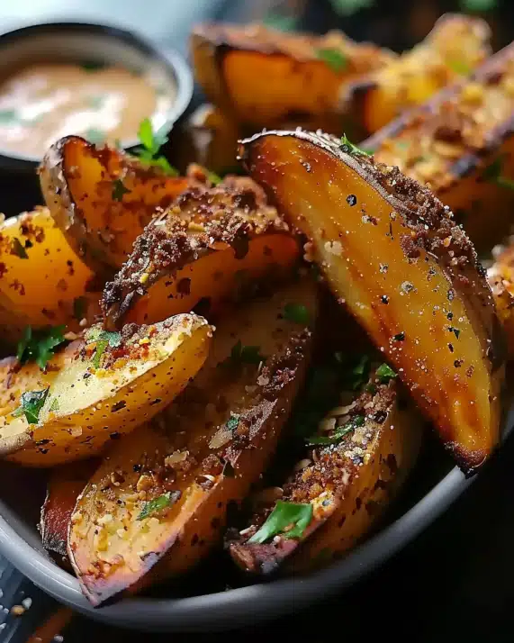 Krosse Ofen-Potato Wedges