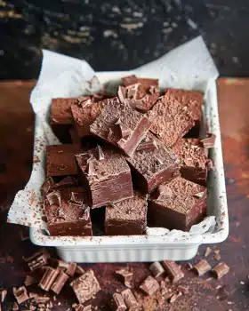 Gesundes Fudge mit nur 2 Zutaten