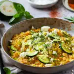 Zucchini-Reis-Pfanne mit Feta 2 Zucchini-Reis-Pfanne mit Feta
