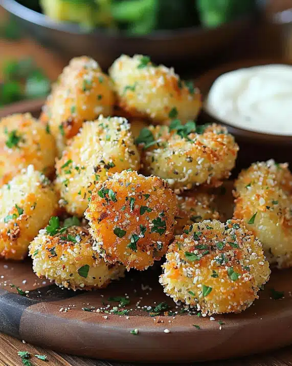 Knusprige Brokkoli‑Käse‑Nuggets