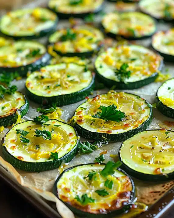 Lemon Garlic Roasted Zucchini – Köstlich und Einfach