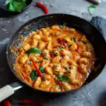 Paprika-Sahne-Hähnchen mit Gnocchi 2 Paprika-Sahne-Hähnchen mit Gnocchi