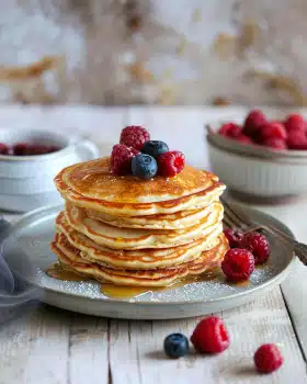 Fluffige Buttermilch-Pancakes – Perfektes Frühstück