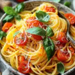 Frische Tomaten Basilikum Pasta – Einfaches Rezept 2 Frische Tomaten Basilikum Pasta – Einfaches Rezept