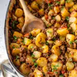 Rinderhackfleisch mit Kartoffeln 2 Rinderhackfleisch mit Kartoffeln