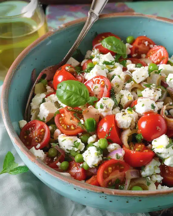 Linsensalat mit Feta