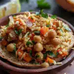 Dominikanischer Gewürz-Kichererbsen Salat 2 Dominikanischer Gewürz-Kichererbsen Salat