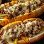 Hähnchen Cheesesteaks – Ein leichter Genuss mit viel Geschmack 2 Hähnchen Cheesesteaks – Ein leichter Genuss mit viel Geschmack