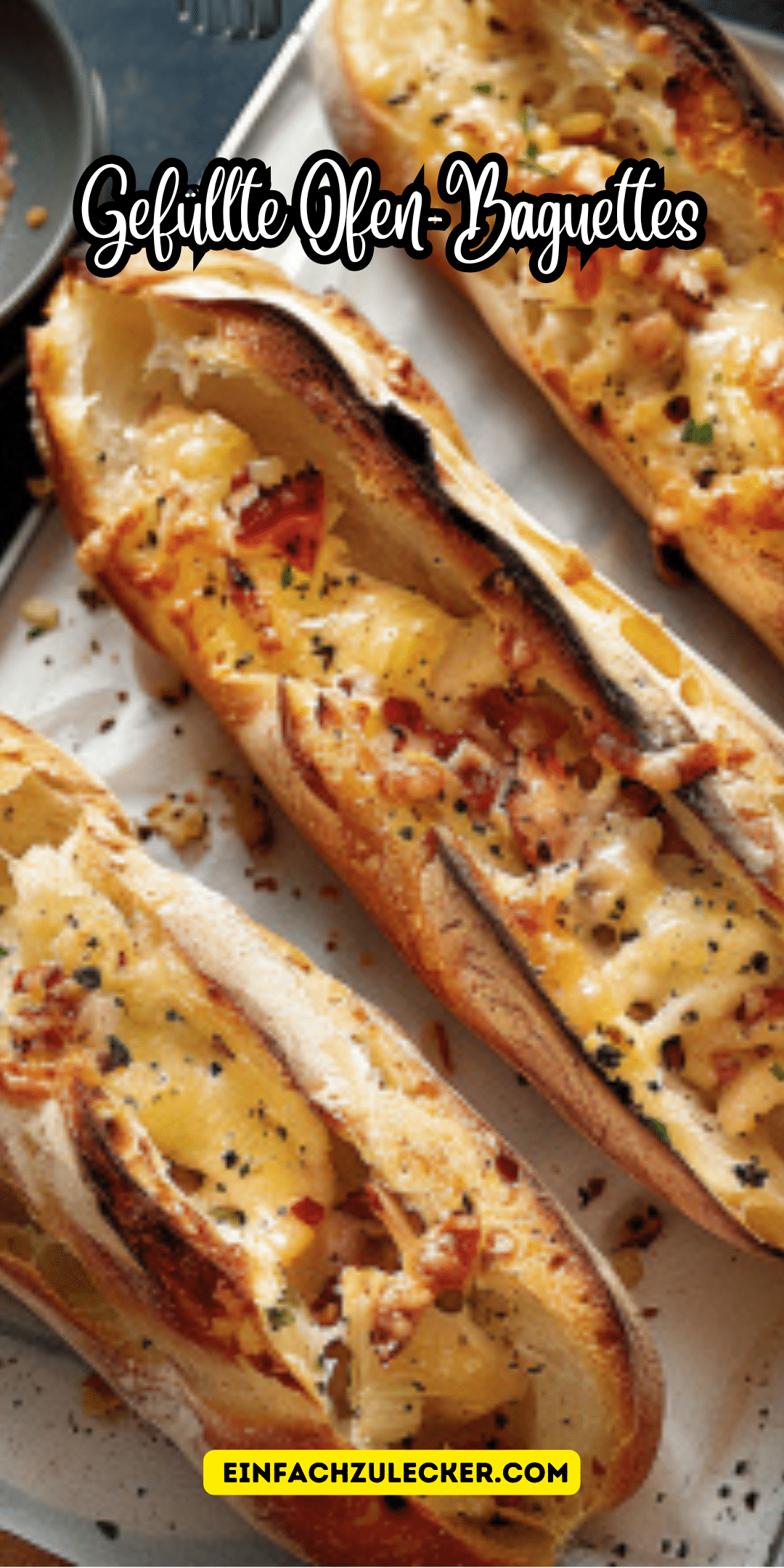 Gef llte Ofen Baguettes Einfach Zu Lecker