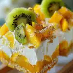 Tropische Freude Frozen Yogurt Mango Kiwi Riegel 2 Tropische Freude Frozen Yogurt Mango Kiwi Riegel